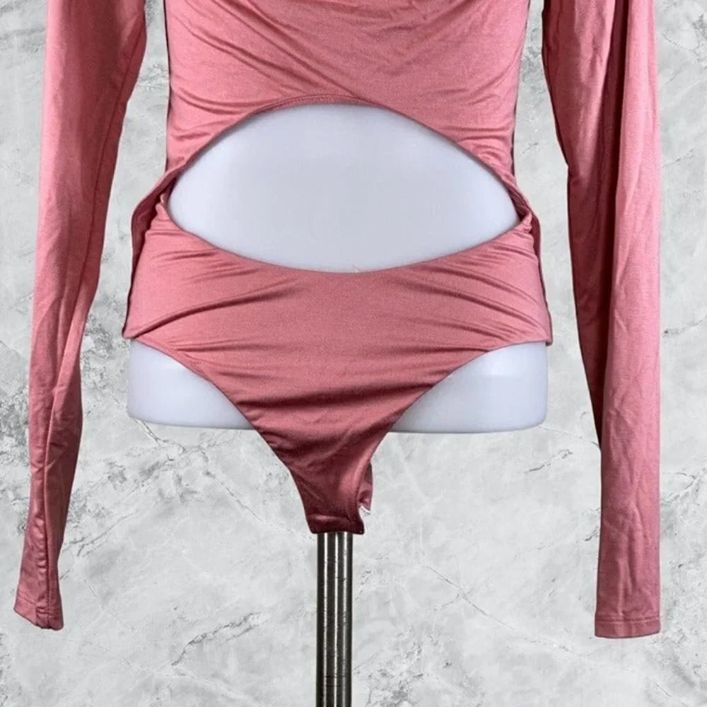 Not Yours To Keep Taja Bodysuit - Rose